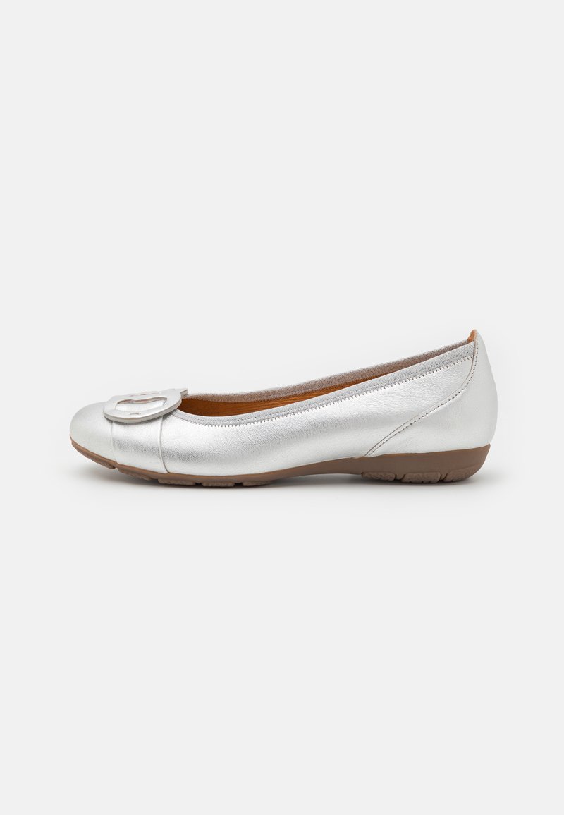 Gabor 44.163 - Ballet pumps - silber/silver-coloured - Zalando.co.uk