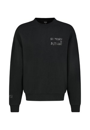 MIT BESTICKUNG - Sweatshirt - dark grey