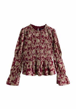 REGULAR FIT  - Blouse - burgundy gold
