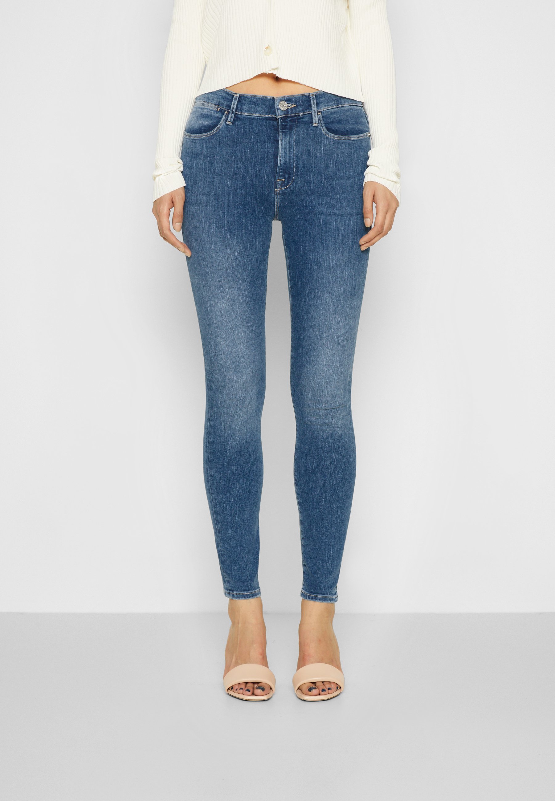 Frame Denim Le High Skinny Jeans Skinny Fit Ashton, Women's, Size: 26, Blue