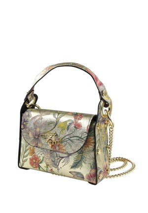 DrachenLeder Handtas - gold farbig