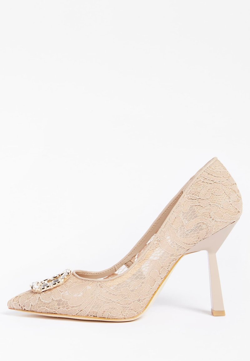 Guess SADITA SPITZE - Decolleté - beige