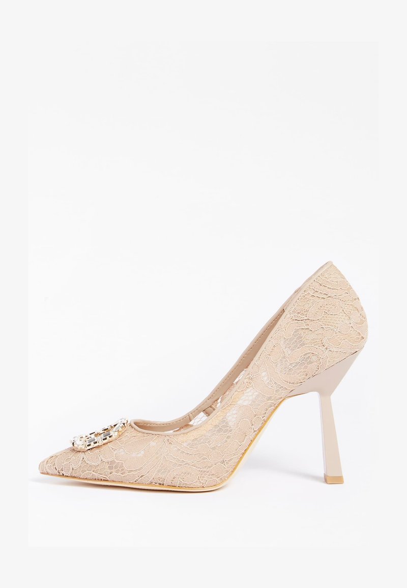 Guess SADITA SPITZE - Decolleté - beige