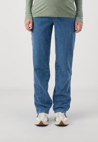 MAMALICIOUS MLKYOTO WORKWEAR STRAIGHT  - Traperice opuštenog kroja - medium blue denim