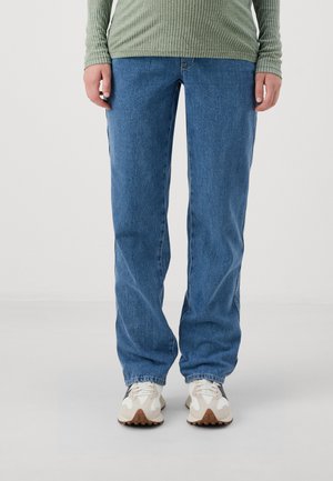 MAMALICIOUS MLKYOTO WORKWEAR STRAIGHT  - Relaxed fit -farkut - medium blue denim