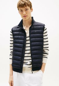 Tommy Hilfiger - MIXED PANEL  - Chaleco - desert sky Imagen en miniatura 1