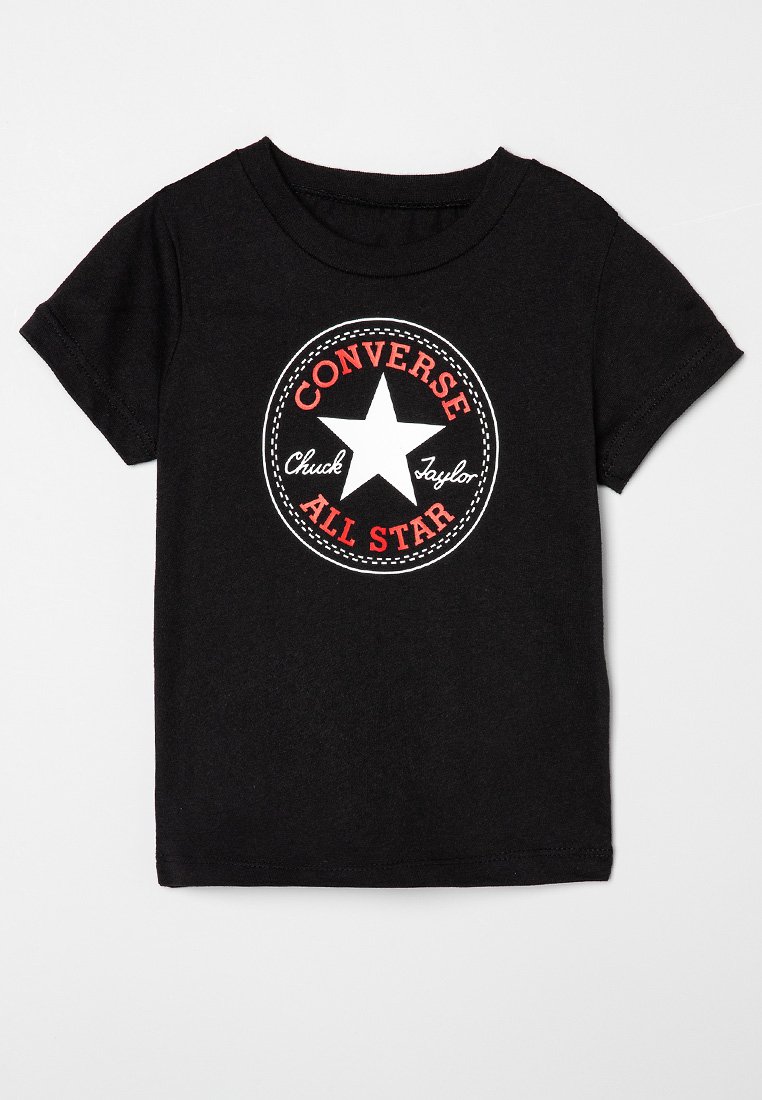Converse T-shirt print zwart Converse T-shirt print zwart