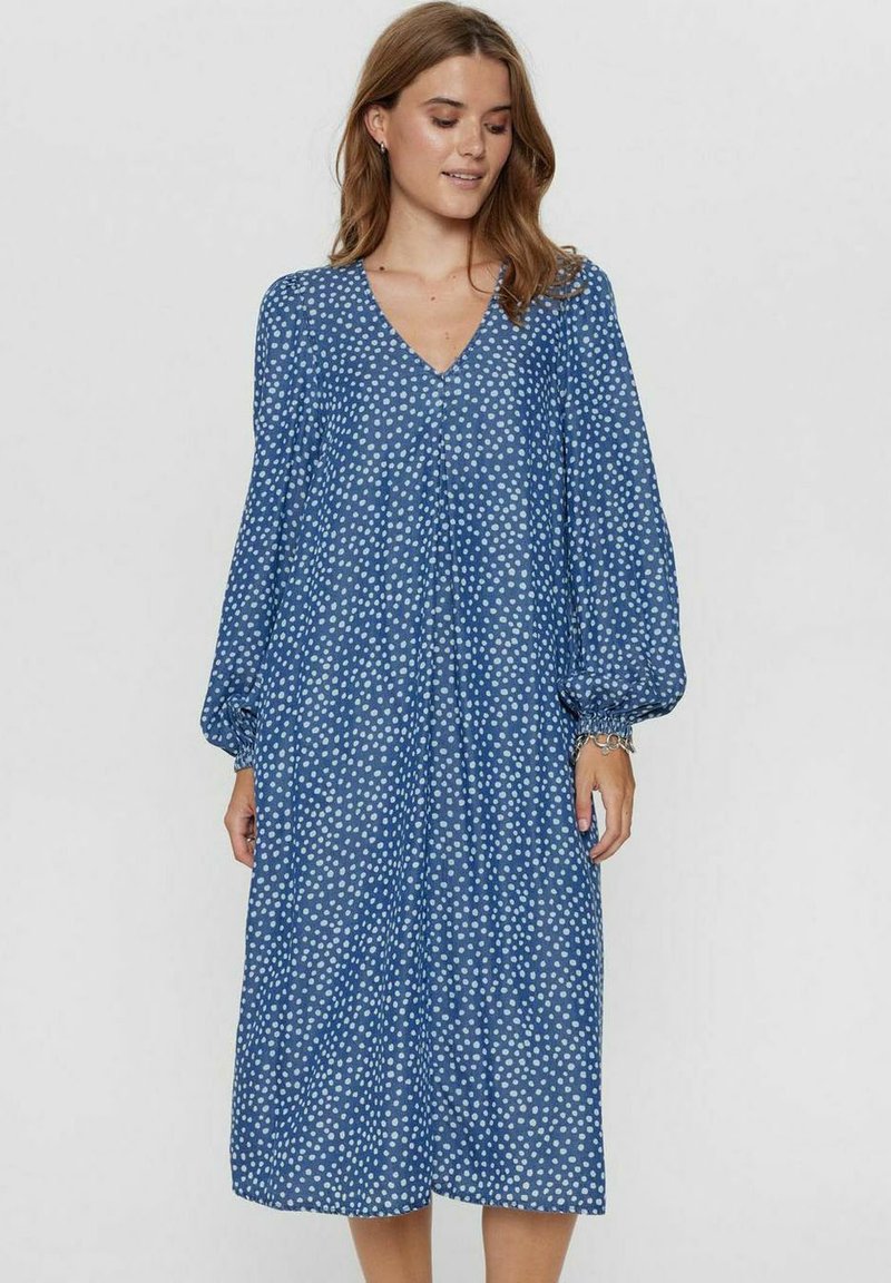 Nümph NUVILNA - Kasdienė suknelė - medium blue denim