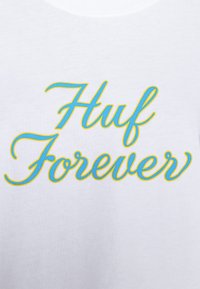 HUF FOREVER CROP TEE - T-shirt estampada - white