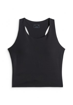 4F, 4F CROP-TOP TRENINGOWY SZYBKOSCHNĄCY DAMSKI - RÓŻOWY S - Débardeur - deep black