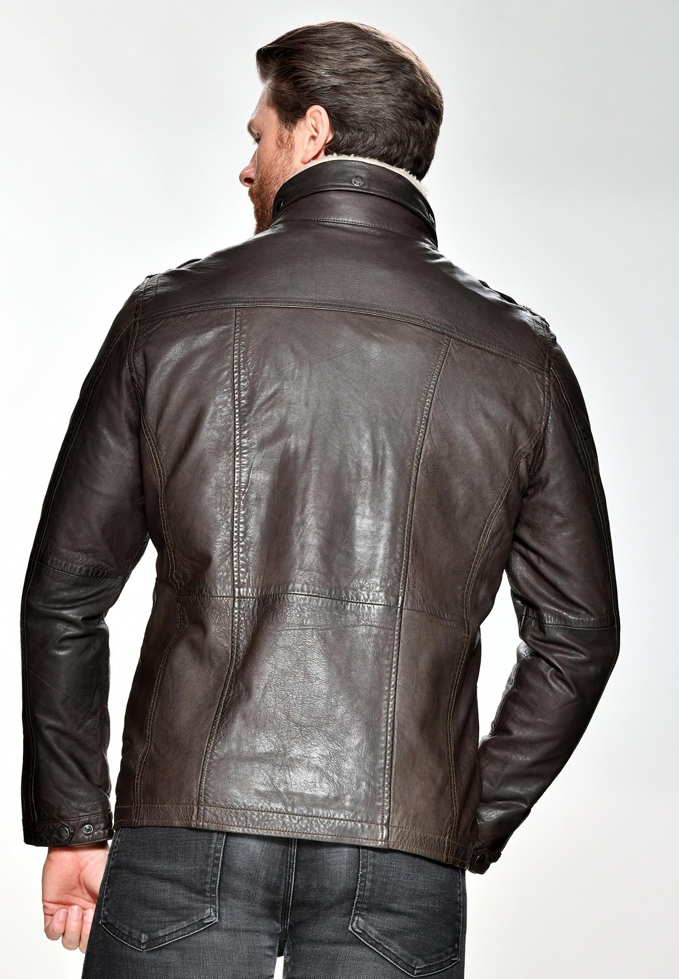 Mustang Leren jas braun Zalando.nl Mustang Leren jas braun Zalando.nl