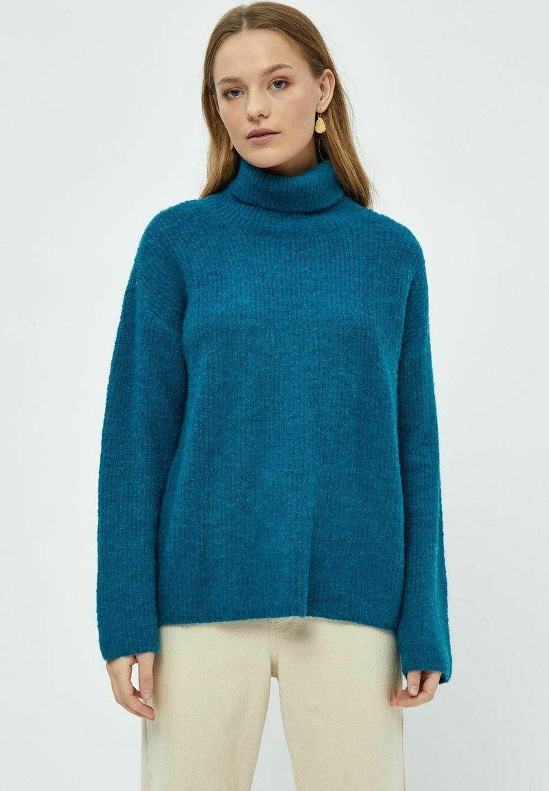PEPPERCORN PCPEARL HIGH NECK Pullover ocean depths/bleu ZALANDO.FR