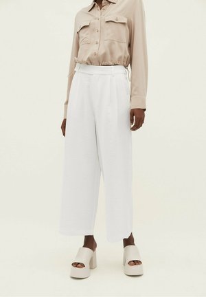 Stoffhose - off-white