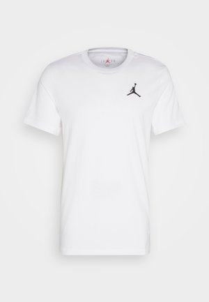 Jordan JUMPMAN CREW - Lihtne T-särk - white