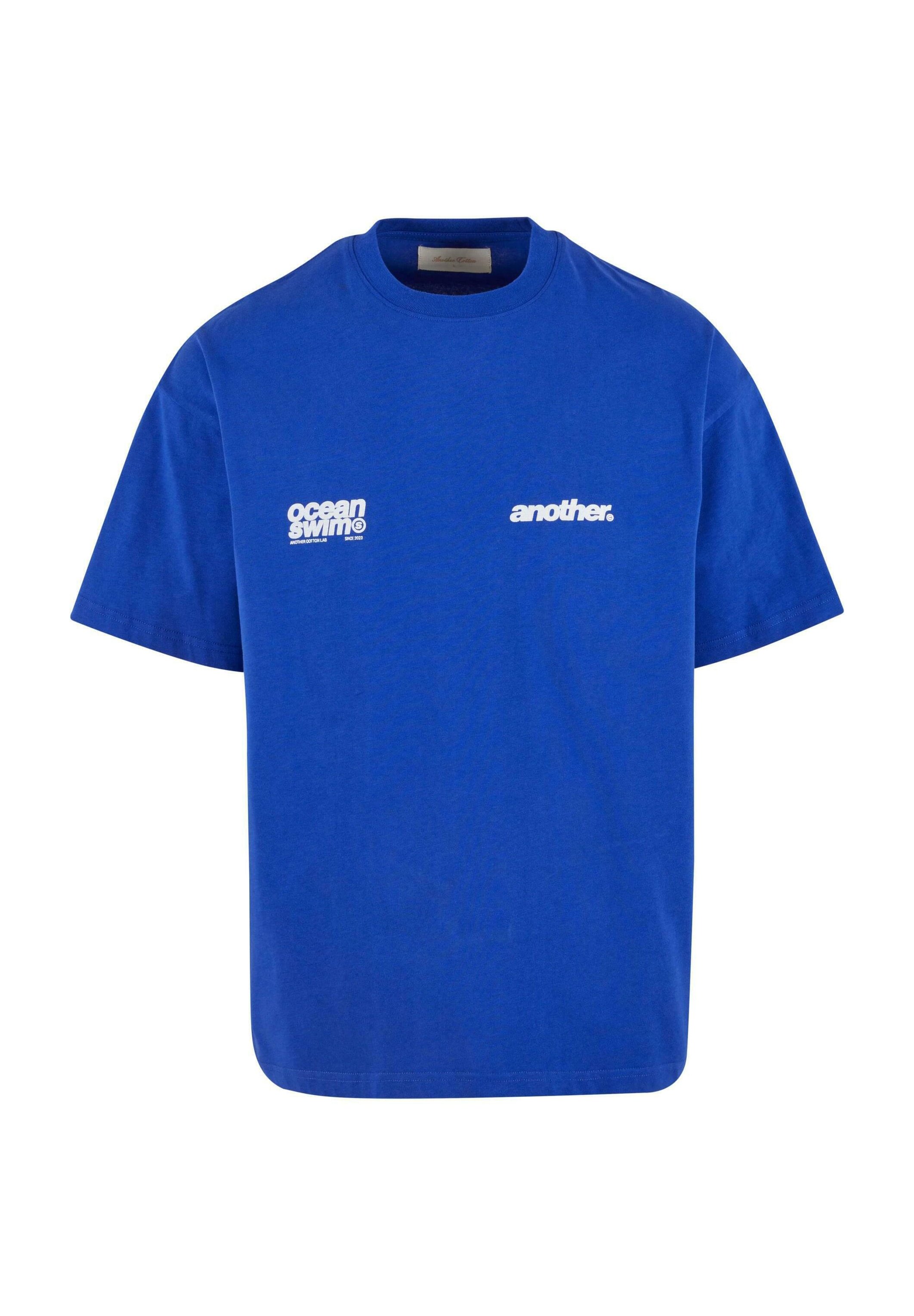 Another Cotton Lab OCEAN SWIM - Print T-shirt - blue
