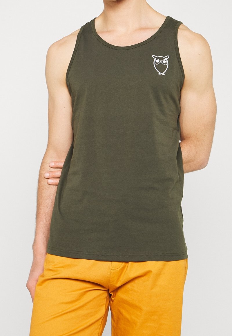 KnowledgeCotton Apparel Top - khaki