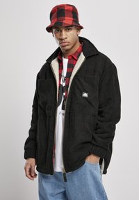 Southpole - CORDUROY SHERPA - Forro polar - black Imagen en miniatura 1