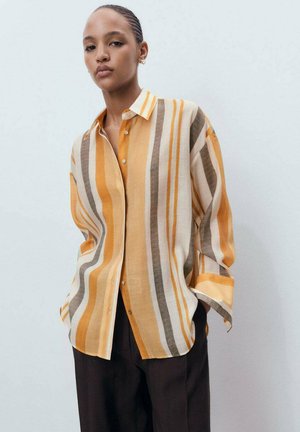Button-down blouse - off-white/light yellow