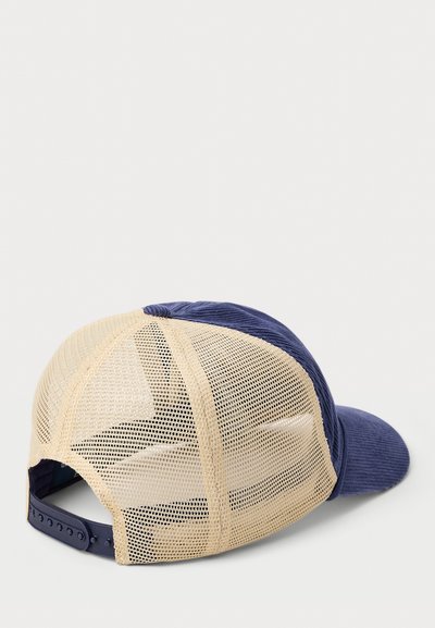 Polo Ralph Lauren LOGO-PATCH CORDUROY TRUCKER CAP UNISEX - Sapka - light navy
