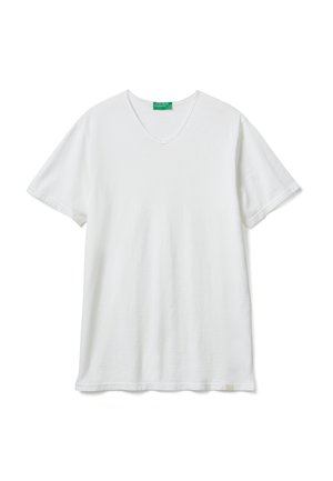 V NECK - T-Shirt basic - white