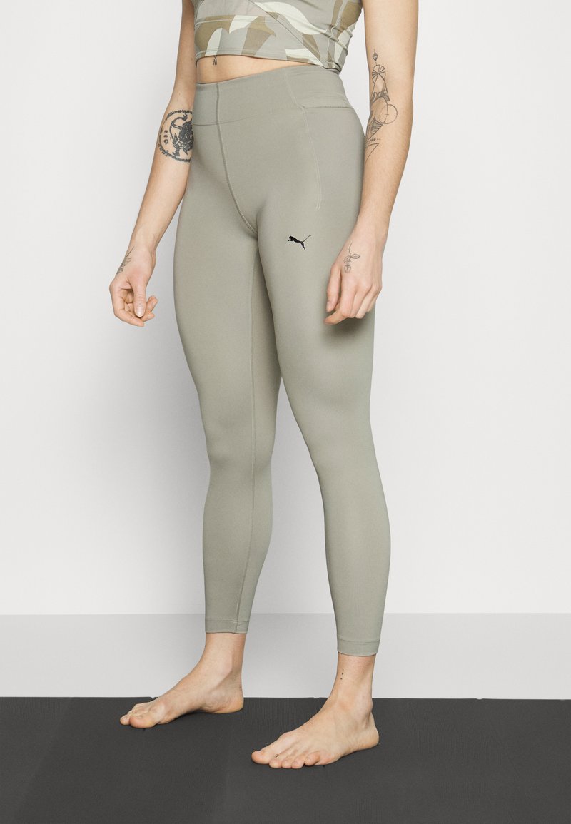Puma STUDIO YOUR MOVE ULTRABARE 7/8 TIGHT Leggings birch tree/khaki