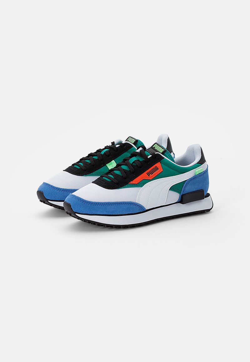 Puma Future Rider Retro Trainers Puma White High Risk Red White Zalando Co Uk