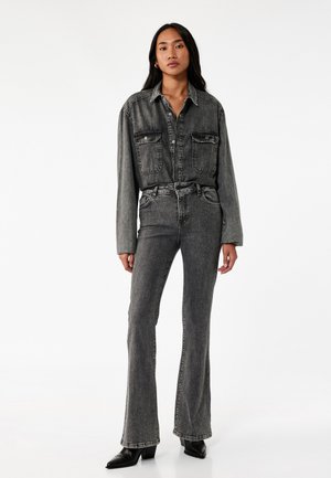 FLARE - Flared Jeans - grey