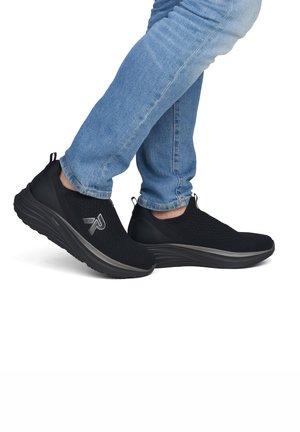 Rieker Sport, RIEKER SPORT SNEAKER LOW U4100 - Chaussons - black