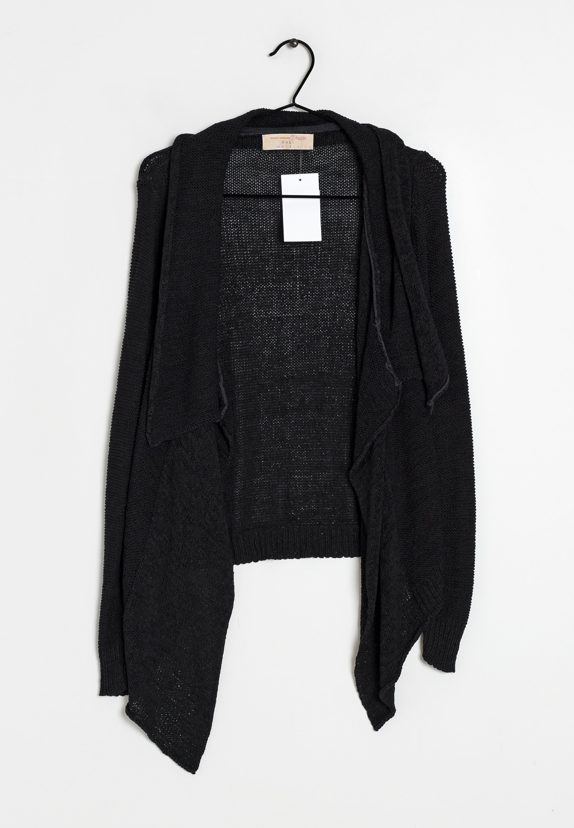 TOM TAILOR DENIM Strickjacke black/schwarz (Pre-owned