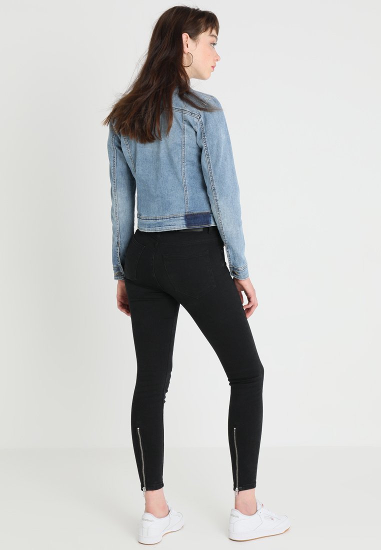 Object OBJWIN NEW HER JACKET Jeansjakke medium blue Object OBJWIN NEW HER JACKET Jeansjakke medium blue