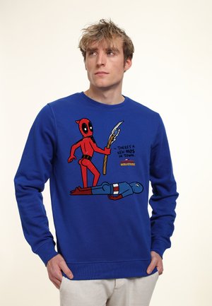 Henry Tiger, DEADPOOL & WOLVERINE NEW IN TOWN - Sweatshirt - royal blue