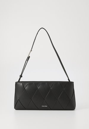 ELONGATED SHOULDER BAG - Håndveske - black