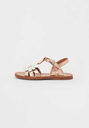 PLAGETTE BIG FLO - Sandales - cuivre