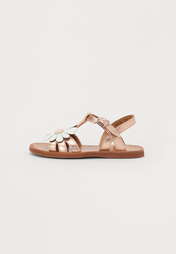 PLAGETTE BIG FLO - Sandals - cuivre