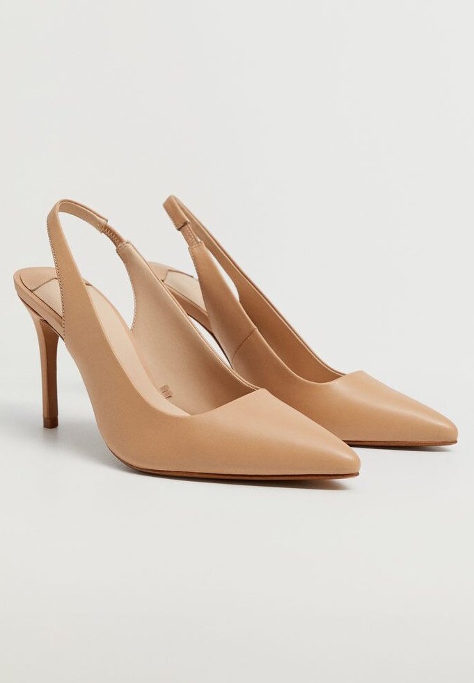 escarpin camel mango