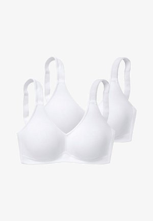 LASCANA 2 PACK - Bustier - weiß