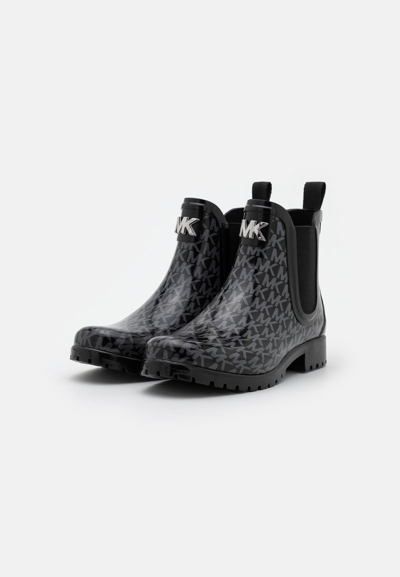michael kors rain boots black