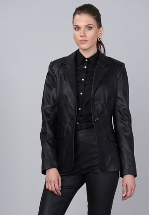 Kurtka skórzana - black