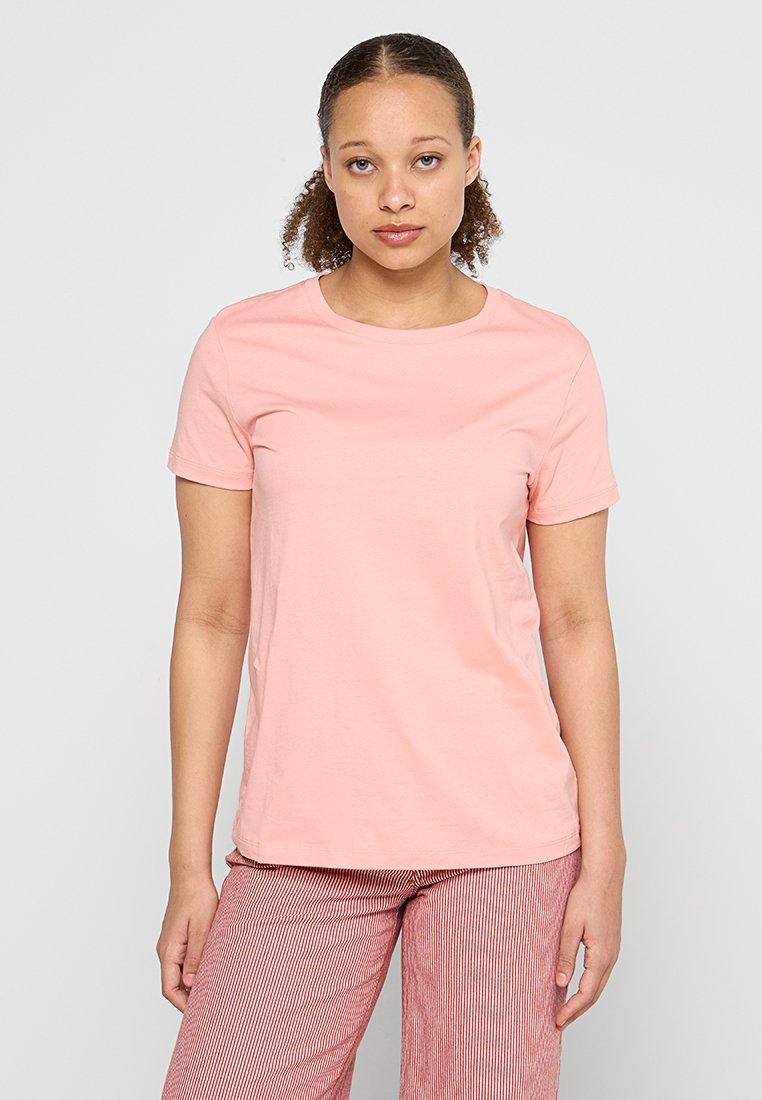 Armani Exchange T-shirt basic roze