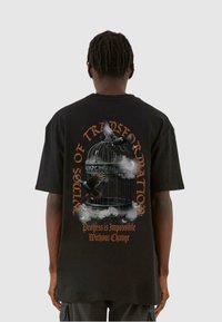 MJ Gonzales LIBERATION DOVES  - Camiseta estampada - black