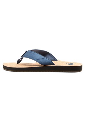 MOLOKAI ABYSS NATURAL - T-bar sandals - blue brown blue