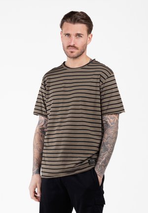 T-shirt imprimé - mud brown
