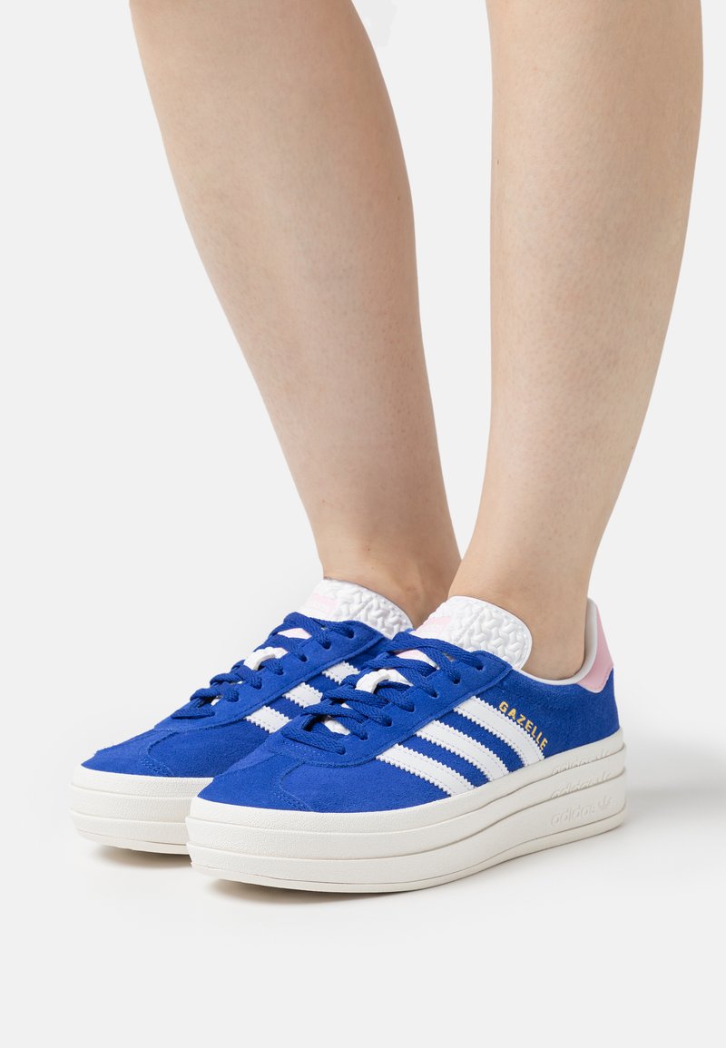 adidas Originals - GAZELLE BOLD - Tossud - true pink/semi lucid blue/footwear white, Suurenda