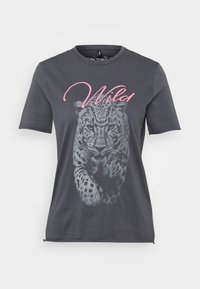 ONLLUCY LIFE - Print T-shirt - blackened pearl