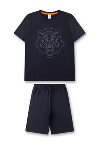 Sanetta Set Pigiama Bambini E Ragazzi In 100% Cotone – Jersey Morbido Con Stampa Skyline, Prodotto In Europa