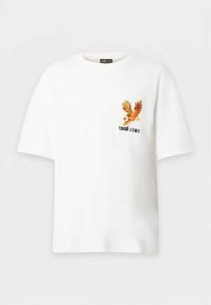 Cavalli Uomo, EAGLE TEE - T-shirt imprimé - white