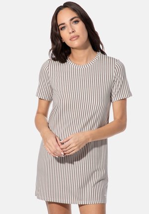 KURZARM RINGEL - Nachthemd - braun