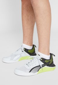 Puma - FUSE 3.0 - Scarpe da allenamento - silver mist/lime pow/black Immagine in miniatura 1