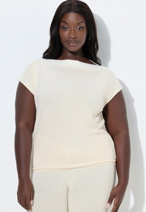 BOAT NECK LOUNGE TEE - Nachtwäsche Shirt - popcorn