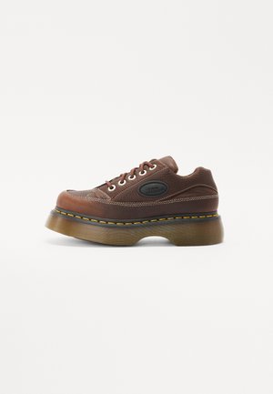 BUZZ - Alkalmi fűzős cipők - dark brown grizzly